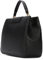 Thumbnail for your product : Elisabetta Franchi Logo Plaque Tote Bag