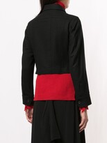 Thumbnail for your product : Yohji Yamamoto Cropped Fitted Jacket