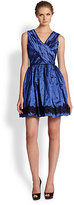 Thumbnail for your product : Nicole Miller Lace-Trim Party Dress