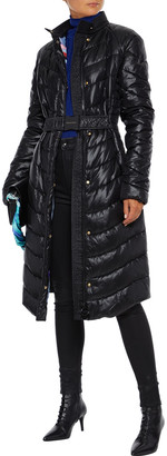 Emilio Pucci Faux Fur-trimmed Quilted Shell Coat