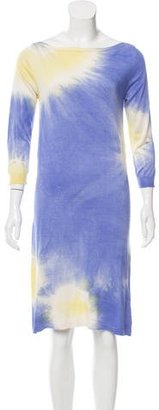 Blumarine Tie-Dye Silk Dress