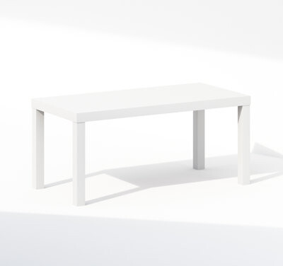 Ebern Designs Simplistic Modern TV Stand TV Table White