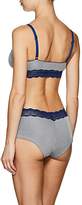 Thumbnail for your product : Cosabella Women's Sweet TreatsTM Lace-Trimmed Striped Bralette - Blue
