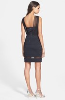 Thumbnail for your product : Laundry by Shelli Segal Mesh Detail Scuba Knit Dress