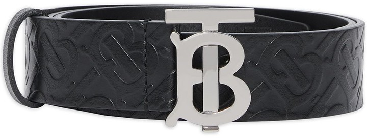 Burberry Men's TB Monogram Belt