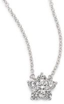 Thumbnail for your product : Kwiat Cluster Diamond & 18K White Gold Flower Pendant Necklace