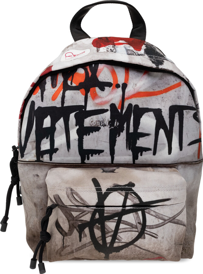 CHANEL Graffiti Printed Canvas Street Spirit Backpack Multicolor