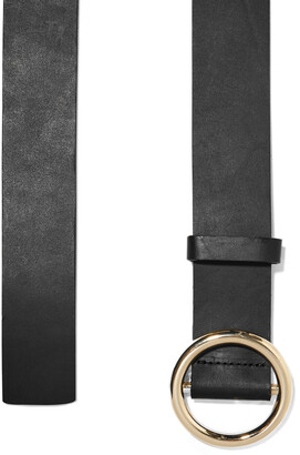Frame Le Circle Leather Belt - Black