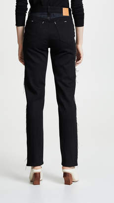 Colovos Two Tone Mid Rise Jeans