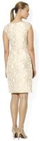 Thumbnail for your product : Lauren Ralph Lauren Cap-Sleeve Jacquard Dress