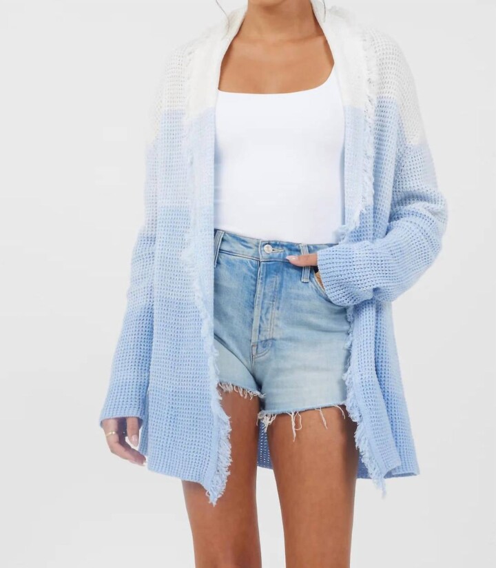 Vintage Havana Salt And Sand Ombre Cardigan In Blue - ShopStyle
