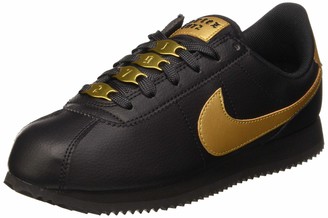 black and gold ladies nike trainers