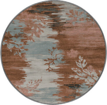 Hokku Designs Machine Washable Watercolor Gray Area Rug