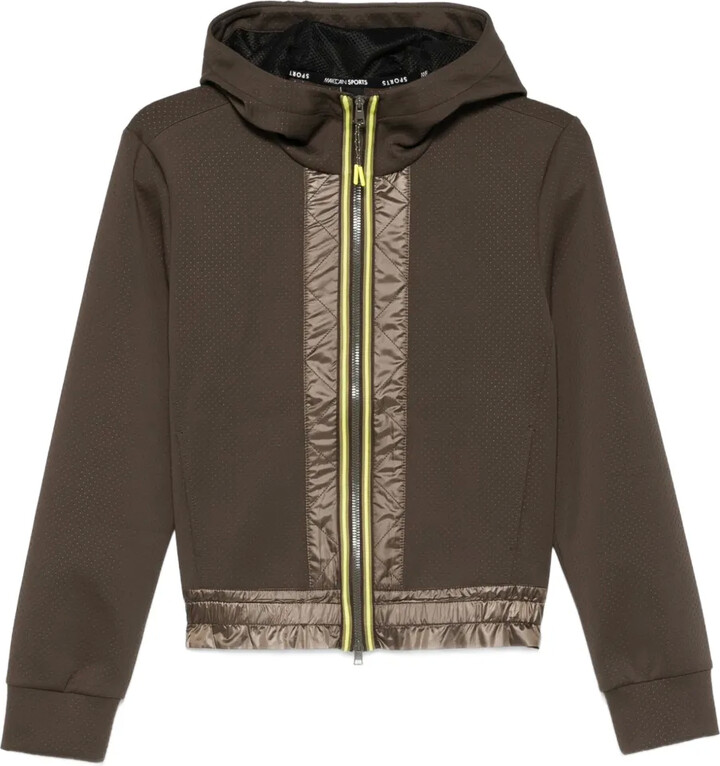 Marc Cain Quilted Hooded Jacket