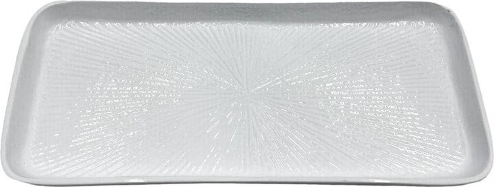 Aluminum Decorative Modern White Tray