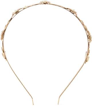 Forever 21 Faux Pearl Floral Headband