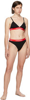 Thumbnail for your product : Charles Jeffrey Loverboy Black & Red Loverboy Thong