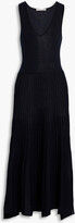 Thumbnail for your product : Autumn Cashmere Pleated cotton midi dress