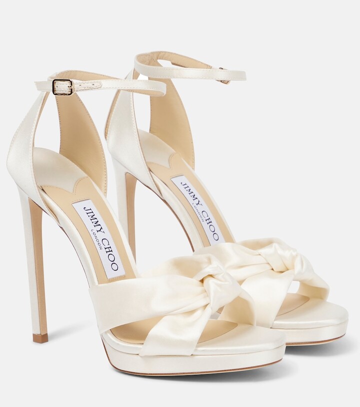 Jimmy Choo Rosie 120 satin sandals