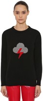 Thumbnail for your product : Alberta Ferretti Embroidered Patches Cotton Sweatshirt