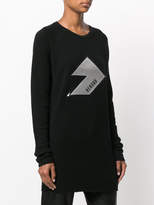 Thumbnail for your product : Versus logo patch jumper
