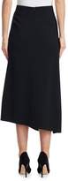 Thumbnail for your product : Akris Double-Face Wool Wrap Midi Skirt
