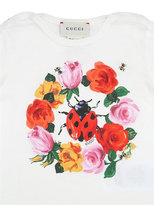 Thumbnail for your product : Gucci Ladybug Printed Cotton Jersey T-Shirt
