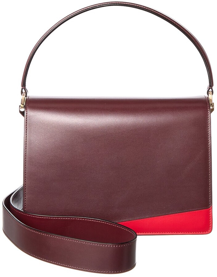 Valextra Swing Leather Shoulder Bag ShopStyle