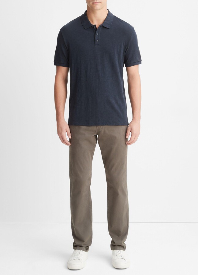 Vince Classic Slub Polo Shirt