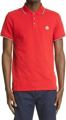moncler polo red
