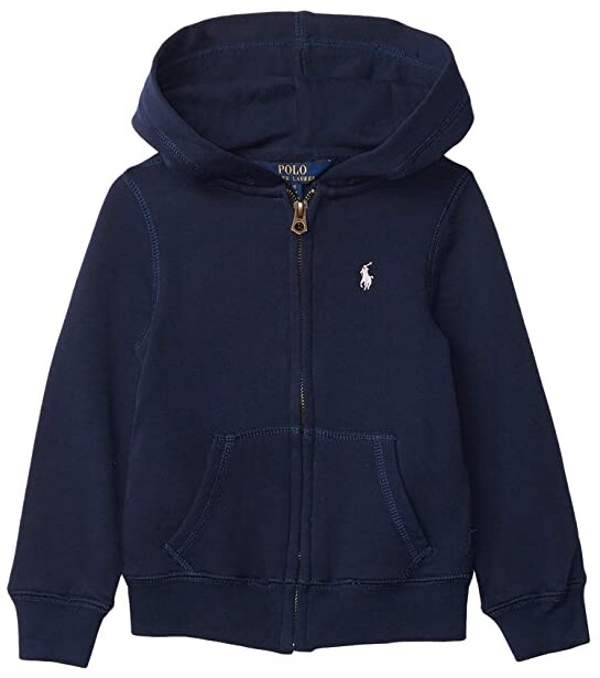 ralph lauren full zip fleece moletom com capuz