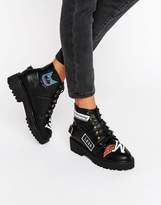 Thumbnail for your product : ASOS Arrest Patchwork Ankle Boots