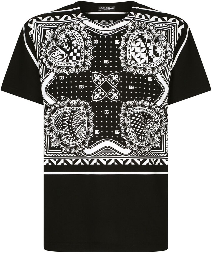 Dolce & Gabbana bandana-print T-shirt - ShopStyle