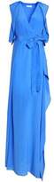 Vionnet Belted Draped Silk Crepe De Chine Gown