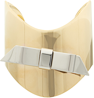 J.W.Anderson Bow gold and palladium-plated cuff
