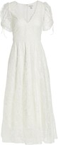 Thumbnail for your product : ML Monique Lhuillier Floral Midi-Length Gown