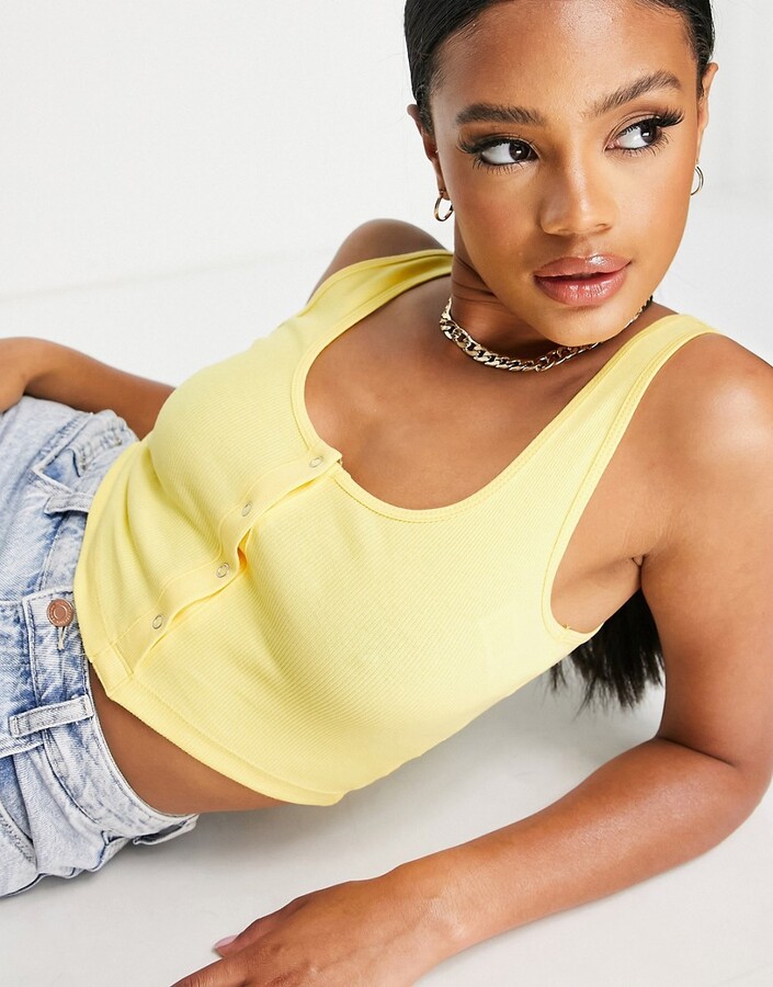 yellow singlet womens