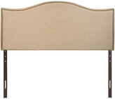 Thumbnail for your product : Modway Curl Queen Nailhead Upholstered Fabric Headboard