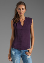 Thumbnail for your product : Rebecca Taylor Sleeveless Hi-Low Tank