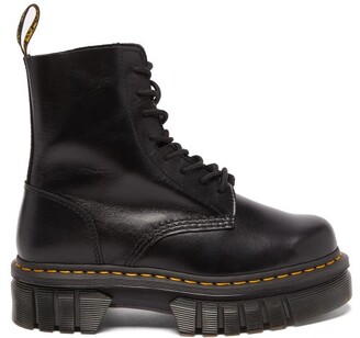 Dr. Martens Audrick Leather Platform Boots - Black