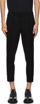 Thumbnail for your product : Neil Barrett Black Jersey Zip Trousers
