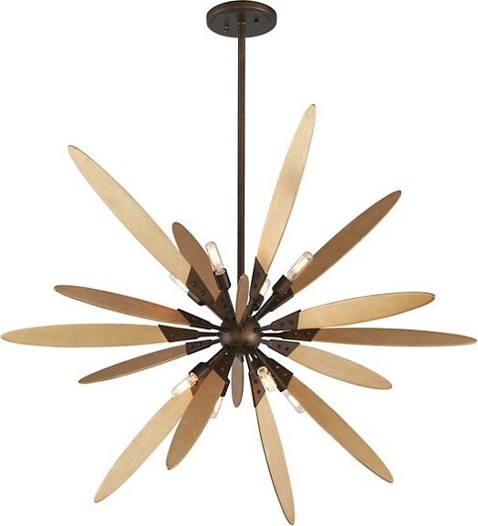 Troy Lighting Dragonfly Pendant Light in Bronze Size: Small