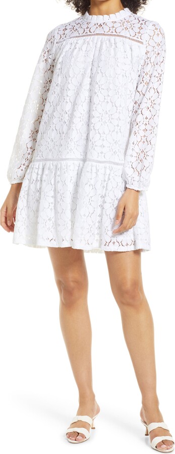 White Lace Shift Dress | Shop The Largest Collection | ShopStyle