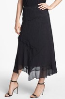 Thumbnail for your product : Komarov Asymmetrical Tiered Chiffon Skirt