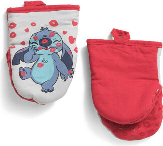 TJMAXX 2Pk Silicone Mini Mitts, Cotton/Polyester