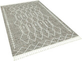 Thumbnail for your product : Union Rustic Bespoky Garland Brown Geometric Cotton Machine Made Area Rug