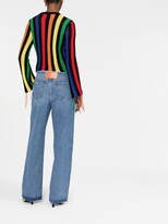 Thumbnail for your product : MSGM Distressed Wide-Leg Jeans