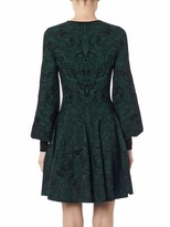 Thumbnail for your product : Alexander McQueen 3D floral-jacquard stretch-knit dress