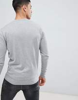 Thumbnail for your product : Jack Wills Seabourne crew neck sweater in light ash marl