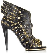 Thumbnail for your product : Roberto Cavalli Angel Black Leather Studded Sandal